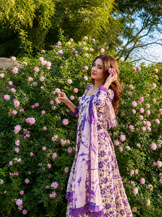 Gulbahar Breeze Lawn Kalidaar Anarkali Maxi