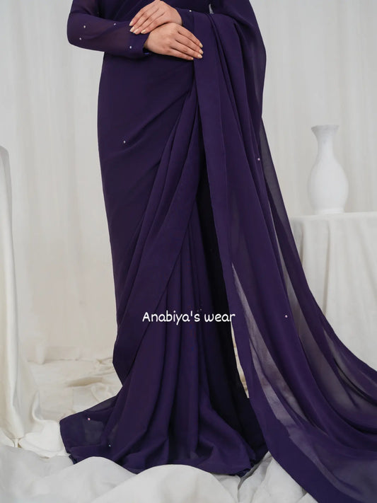 Zeenat – Premium Chiffon Saree | Eid Collection 2026