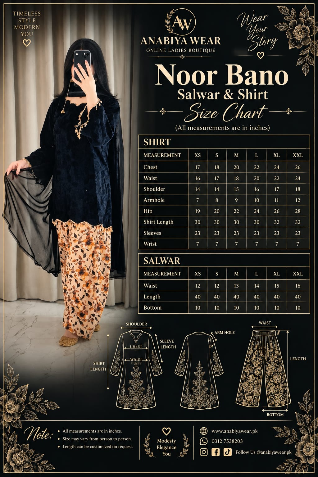 Noor Bano – Chikankari Salwar Shirt 3 Piece Suit