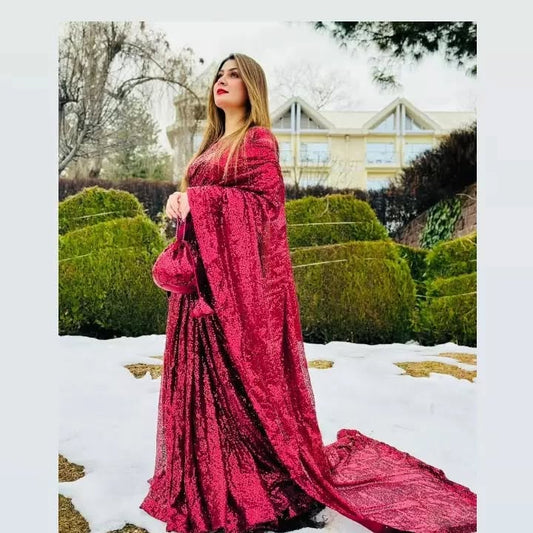 SNOWDROP SEQUNCE SAREE