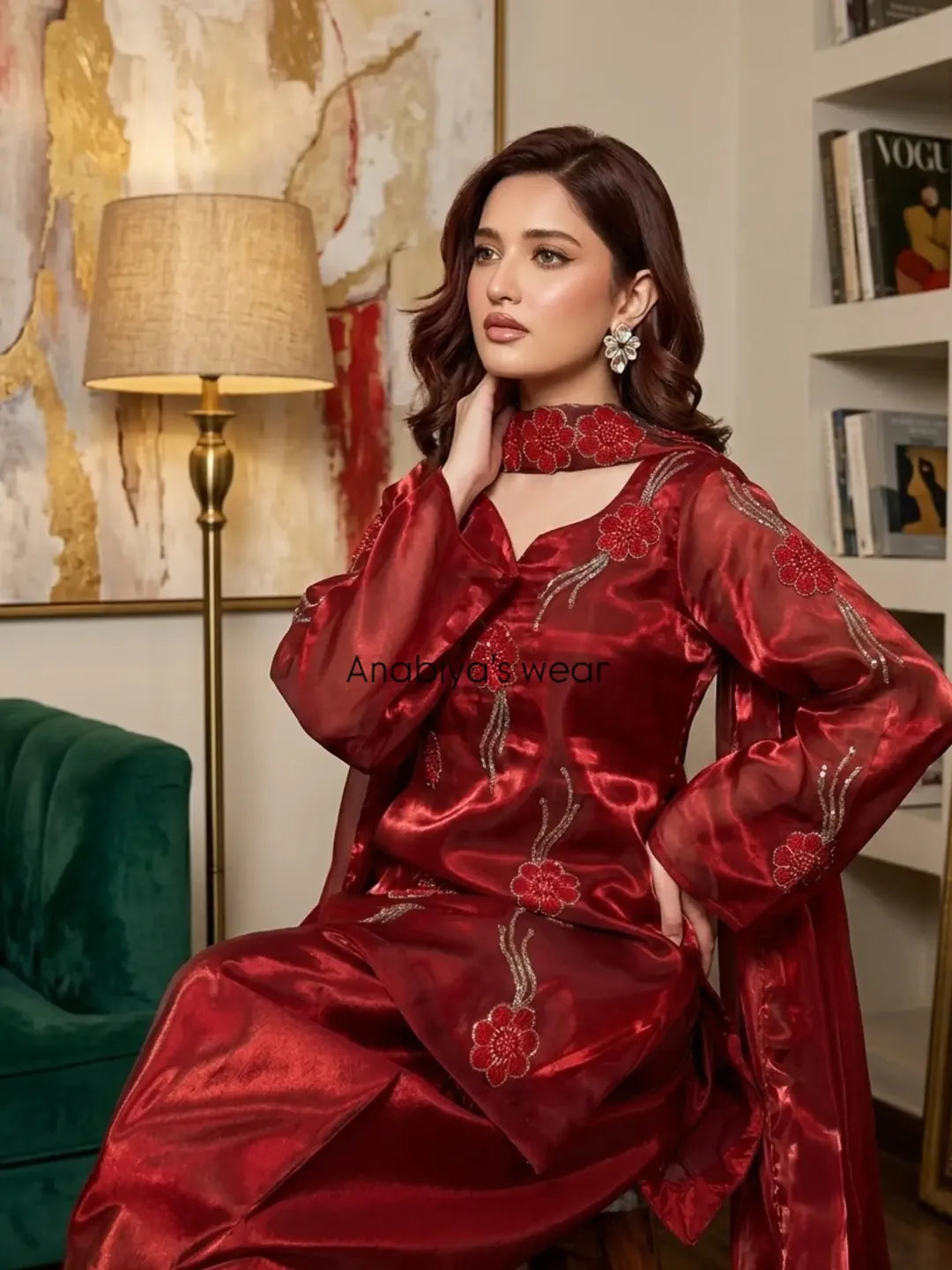 Emerald Noor – Luxury 3PC Shisha Silk