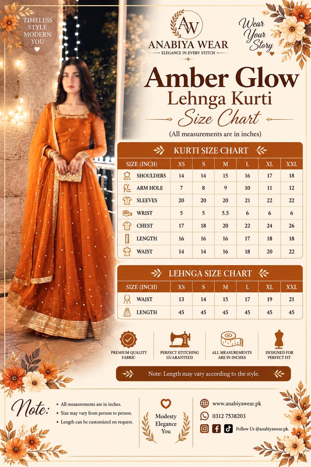Amber Glow Lehenga Choli