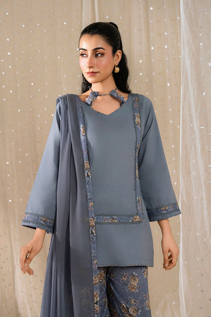 Silver Mist – Elegant Ready-to-Wear 3 Piece Outfit