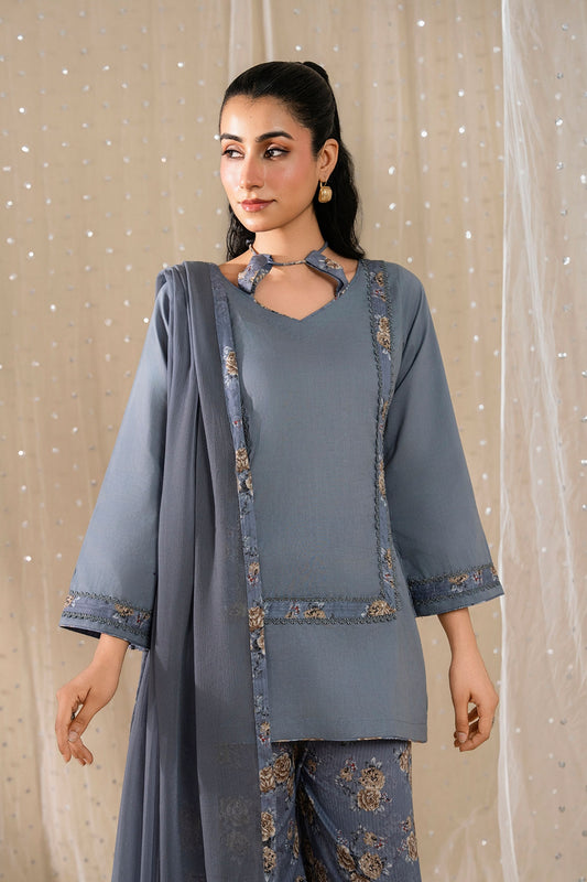 Silver Mist – Elegant Ready-to-Wear 3 Piece Outfit