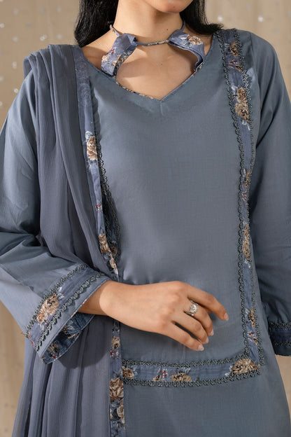 Silver Mist – Elegant Ready-to-Wear 3 Piece Outfit
