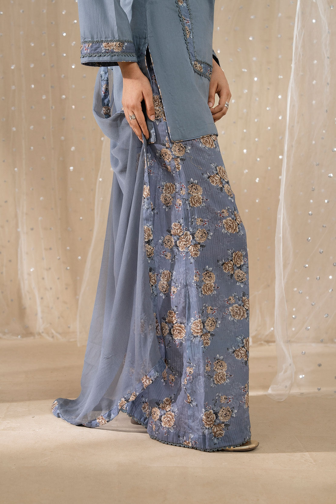 Silver Mist – Elegant Ready-to-Wear 3 Piece Outfit