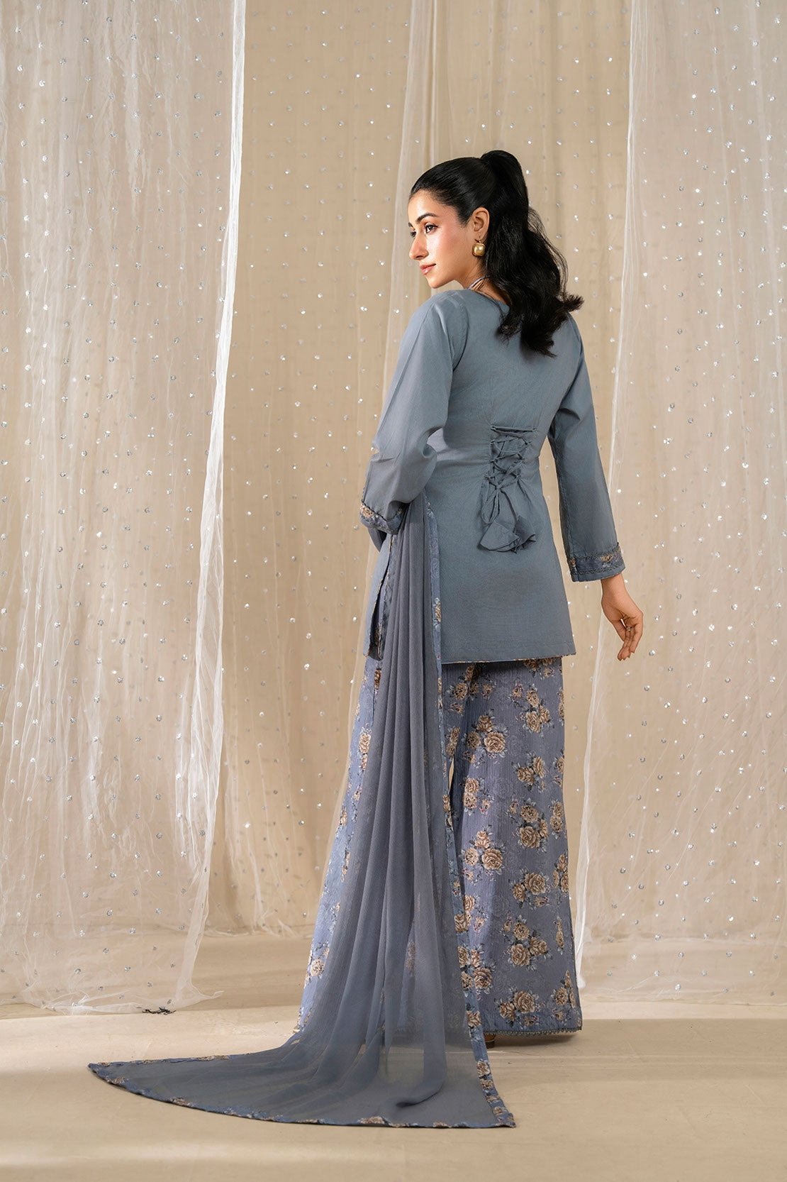 Silver Mist – Elegant Ready-to-Wear 3 Piece Outfit