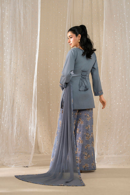 Silver Mist – Elegant Ready-to-Wear 3 Piece Outfit