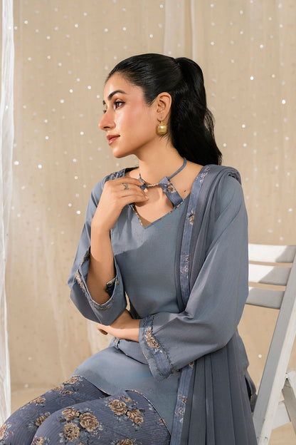 Silver Mist – Elegant Ready-to-Wear 3 Piece Outfit