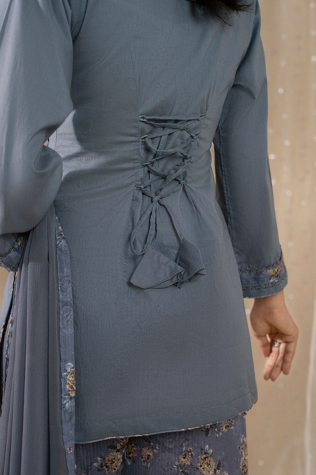 Silver Mist – Elegant Ready-to-Wear 3 Piece Outfit