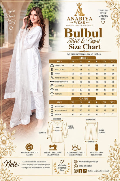 Bulbul White Embroidered Katan Silk 3-Piece Suit