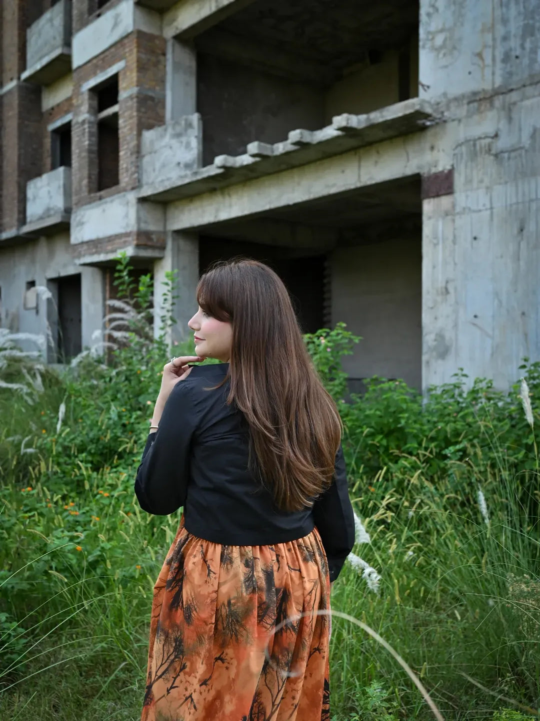 Casual Charm  – Georgette Long Maxi