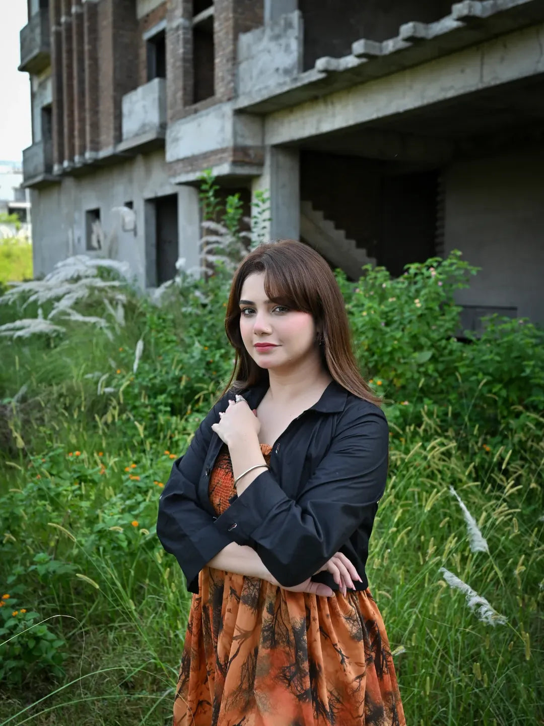 Casual Charm  – Georgette Long Maxi