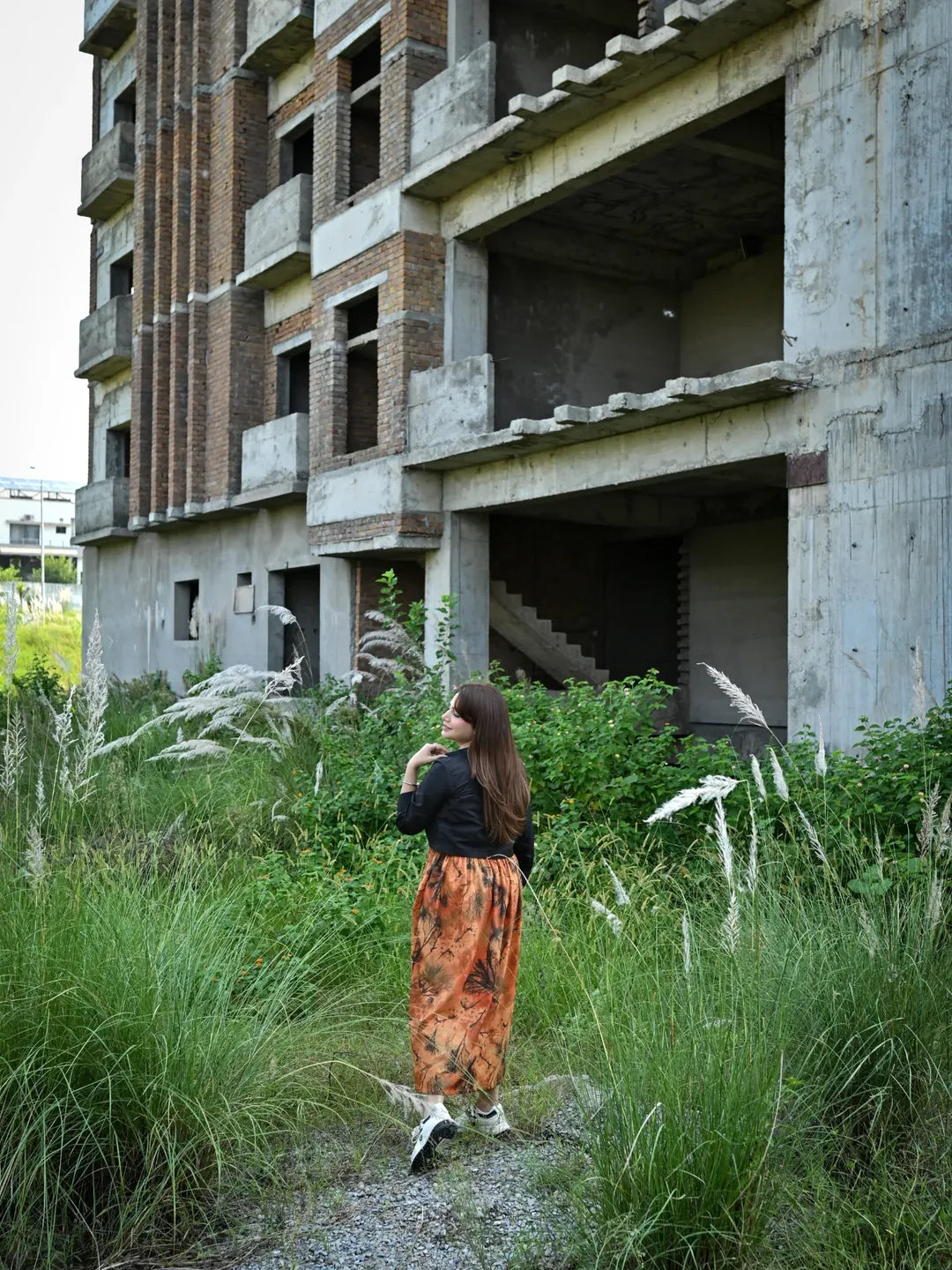 Casual Charm  – Georgette Long Maxi