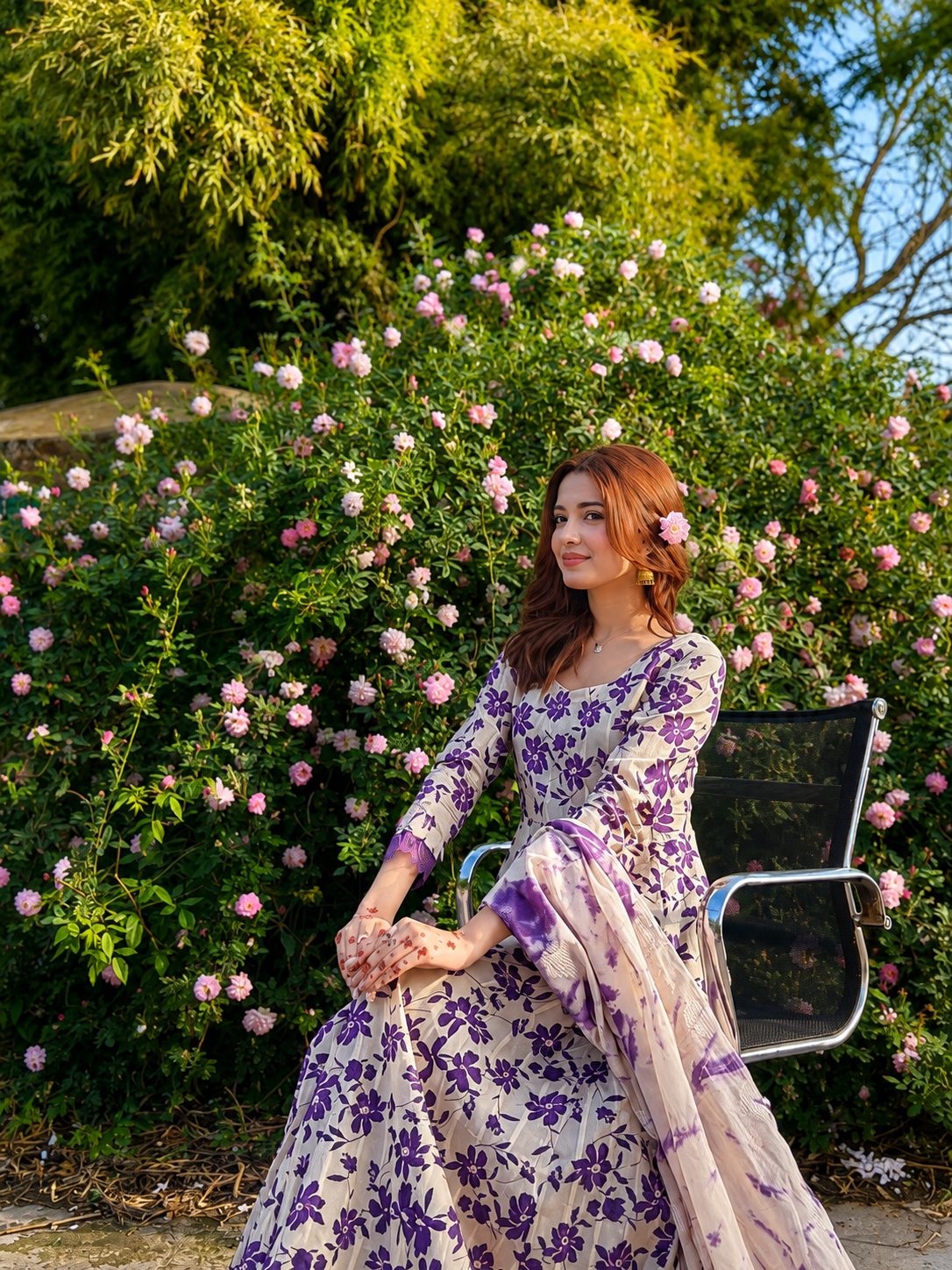 Gulbahar Breeze Lawn Kalidaar Anarkali Maxi