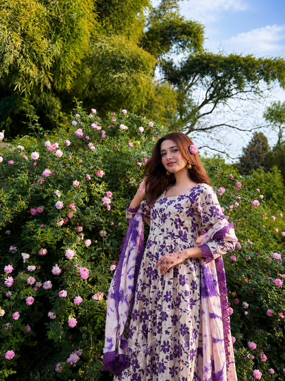 Gulbahar Breeze Lawn Kalidaar Anarkali Maxi
