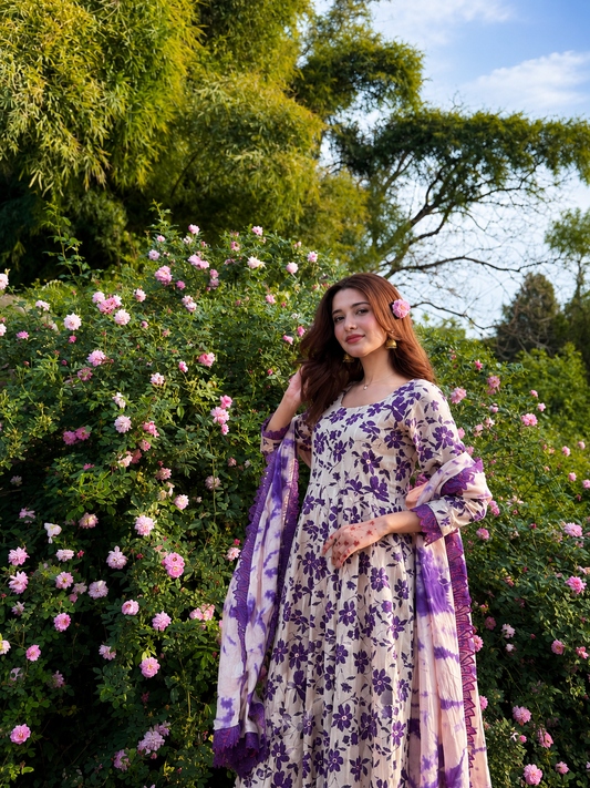 Gulbahar Breeze Lawn Kalidaar Anarkali Maxi