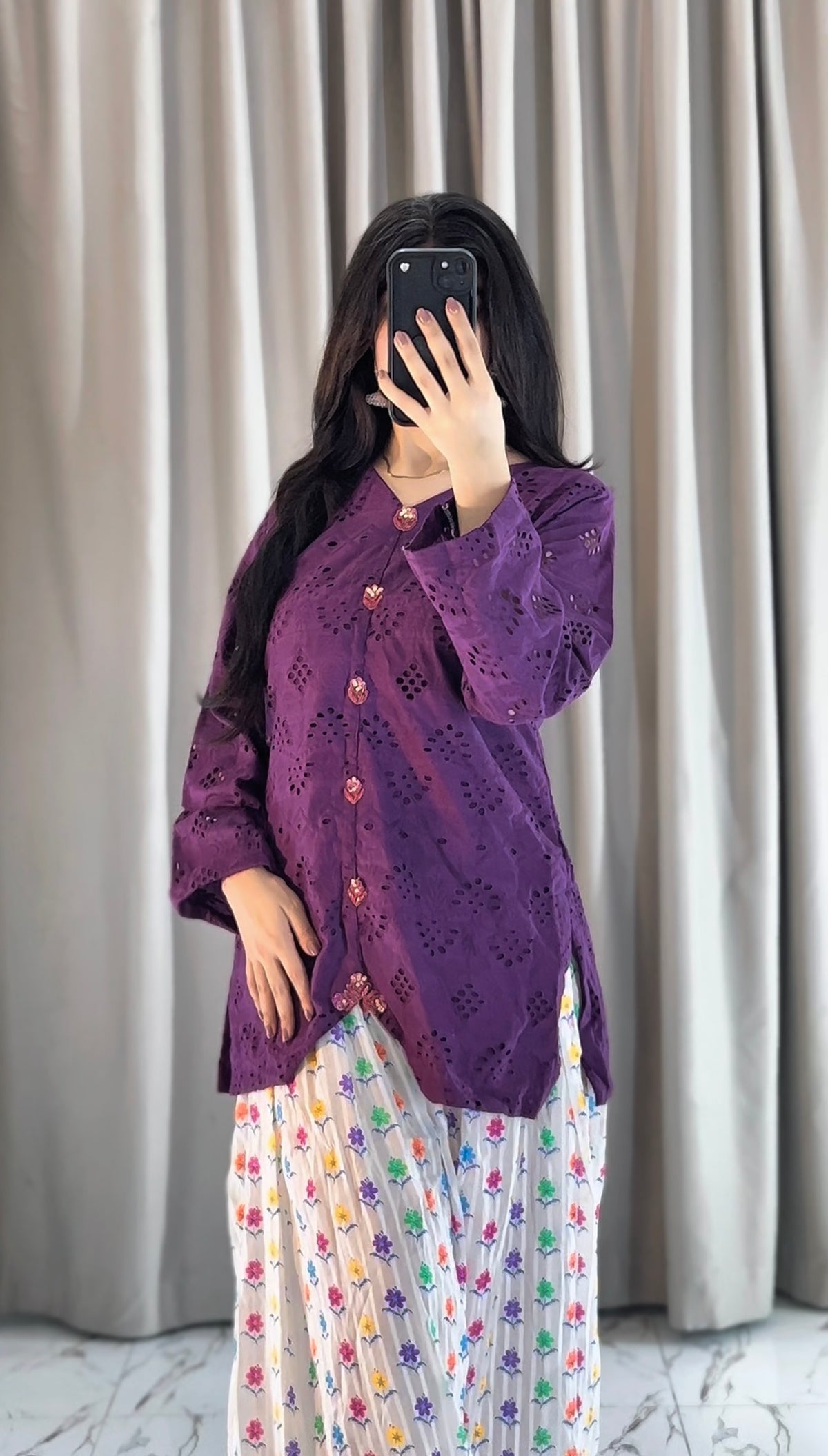 Mehrunisa – Premium Chikankari Farshi Trouser 3 Piece Suit