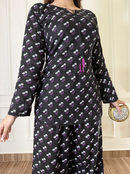 Secret Garden- 2 Piece stitched lawn