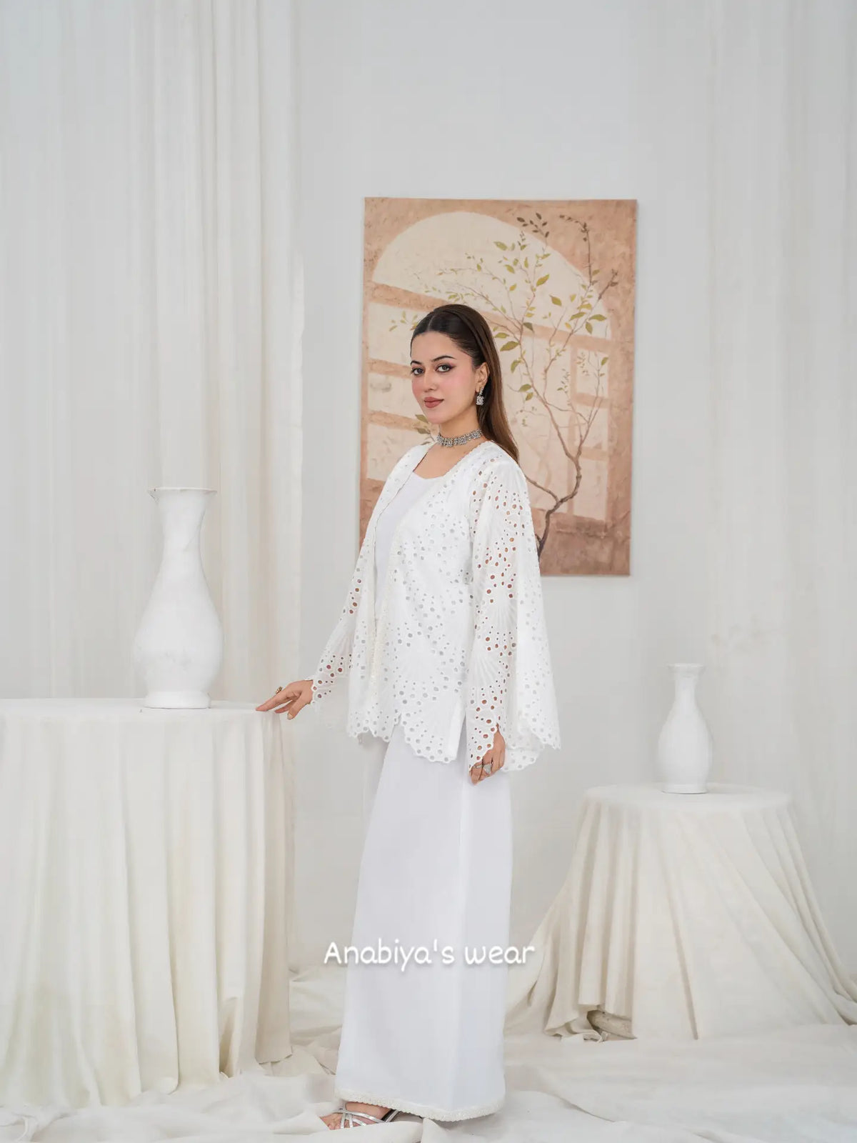 Noor-e-Eid – Chikan 3 Piece Festive Set