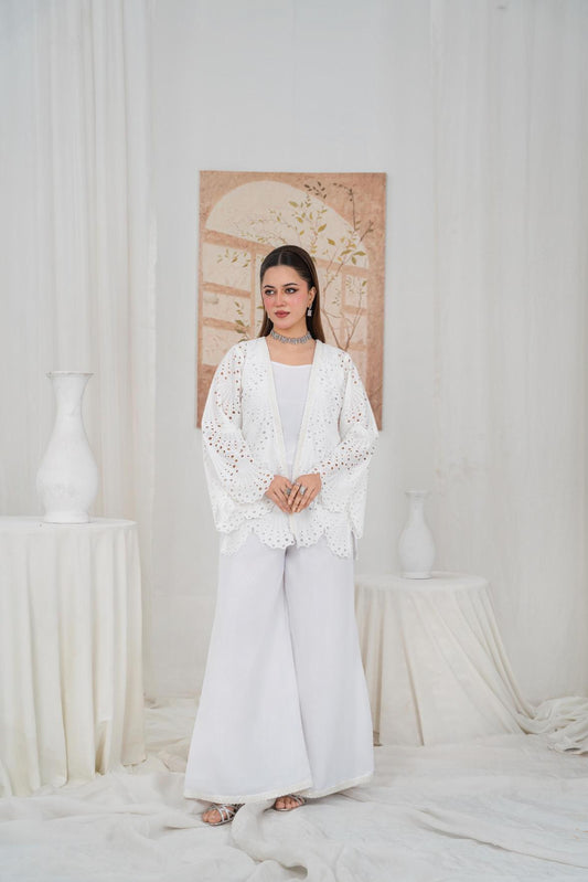 Noor-e-Eid – Polly Fabric & Lawn Chicken 3 Piece Festive Set