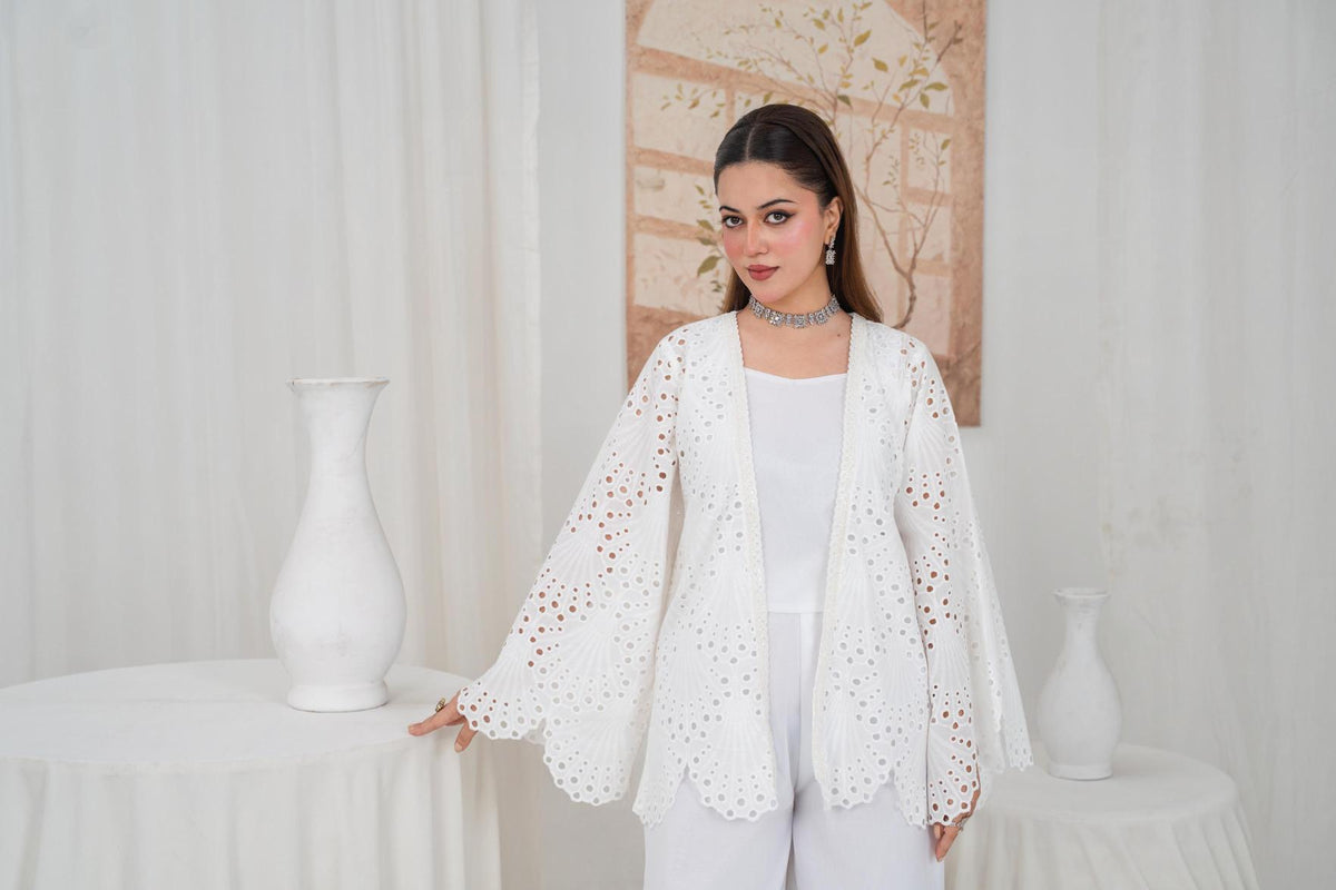 Noor-e-Eid – Chikan 3 Piece Festive Set
