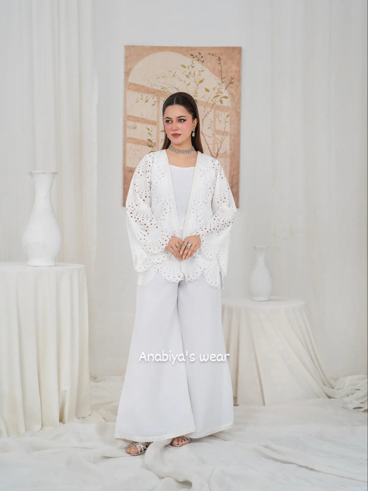 Noor-e-Eid – Chikan 3 Piece Festive Set