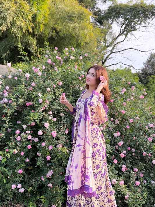 Gulbahar Breeze Lawn Kalidaar Anarkali Maxi