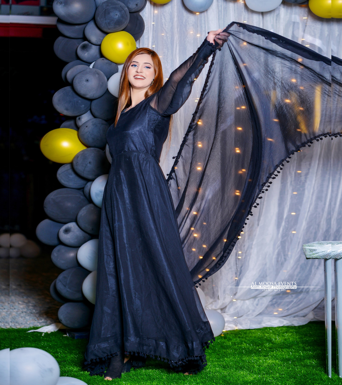 ANARKALI BLACK BOL LACE