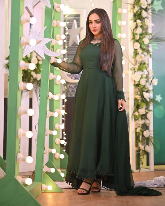 ANARKALI BOTTEL GREEN