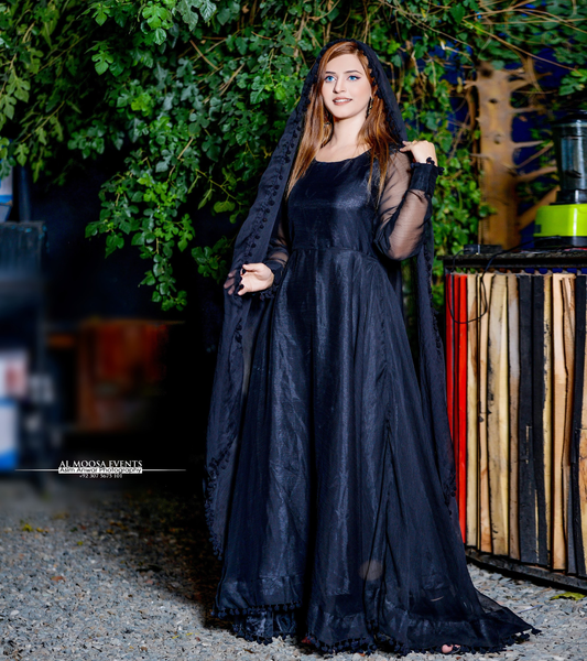 ANARKALI BLACK BOL LACE