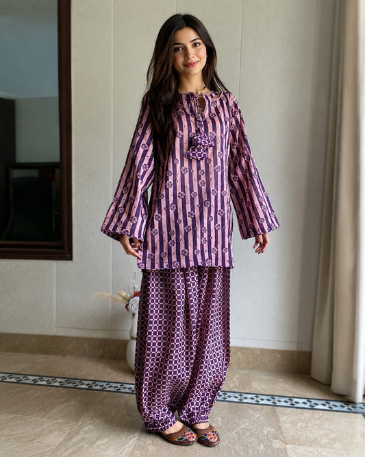 PURPLE CHARM 2 PIECE