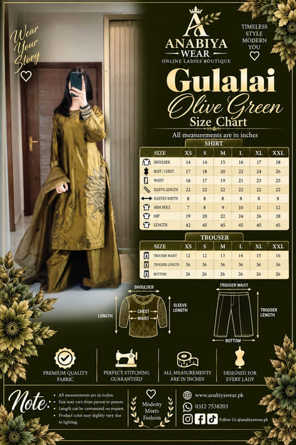 Gulalai Gold Raw Silk Dress