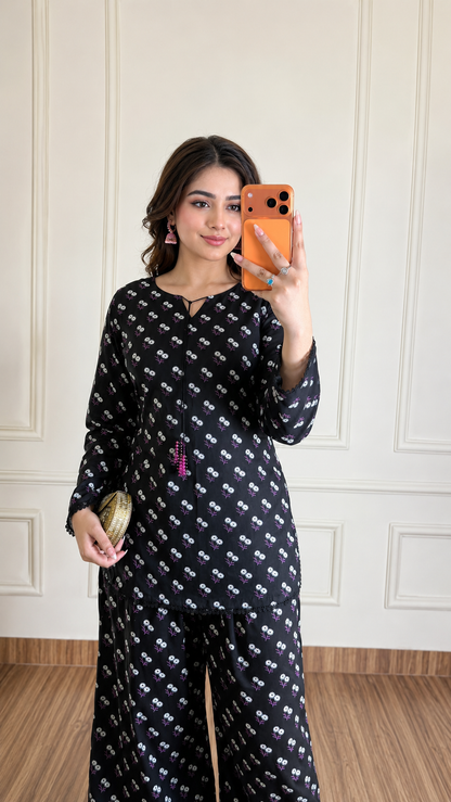 Secret Garden- 2 Piece stitched lawn